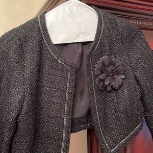 Cropped evening jacket